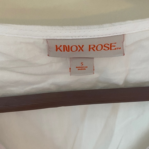 Knox Rose A-Line Kimono Flutter Sleeve Dress, Small - Picture 5 of 5